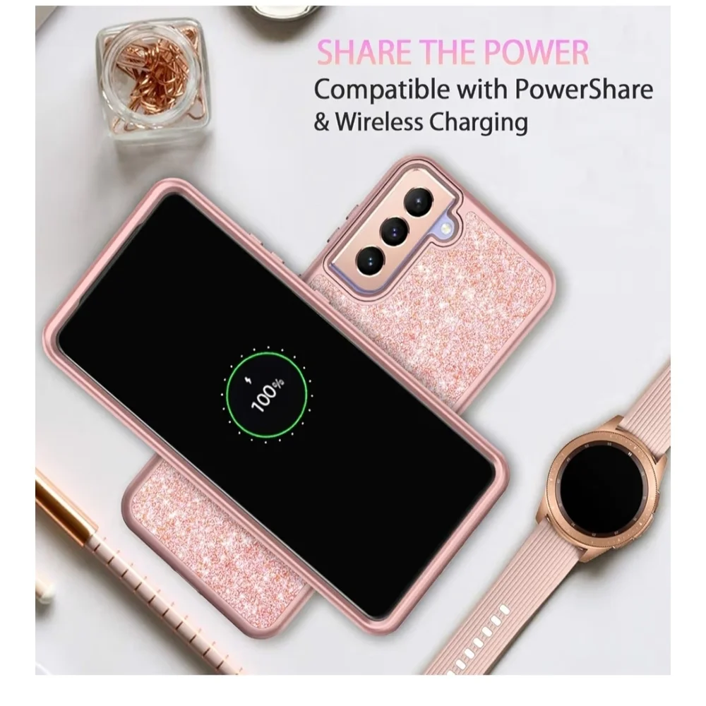 Pink Full Protective Case for Samsung Galaxy S21 6.2 inch